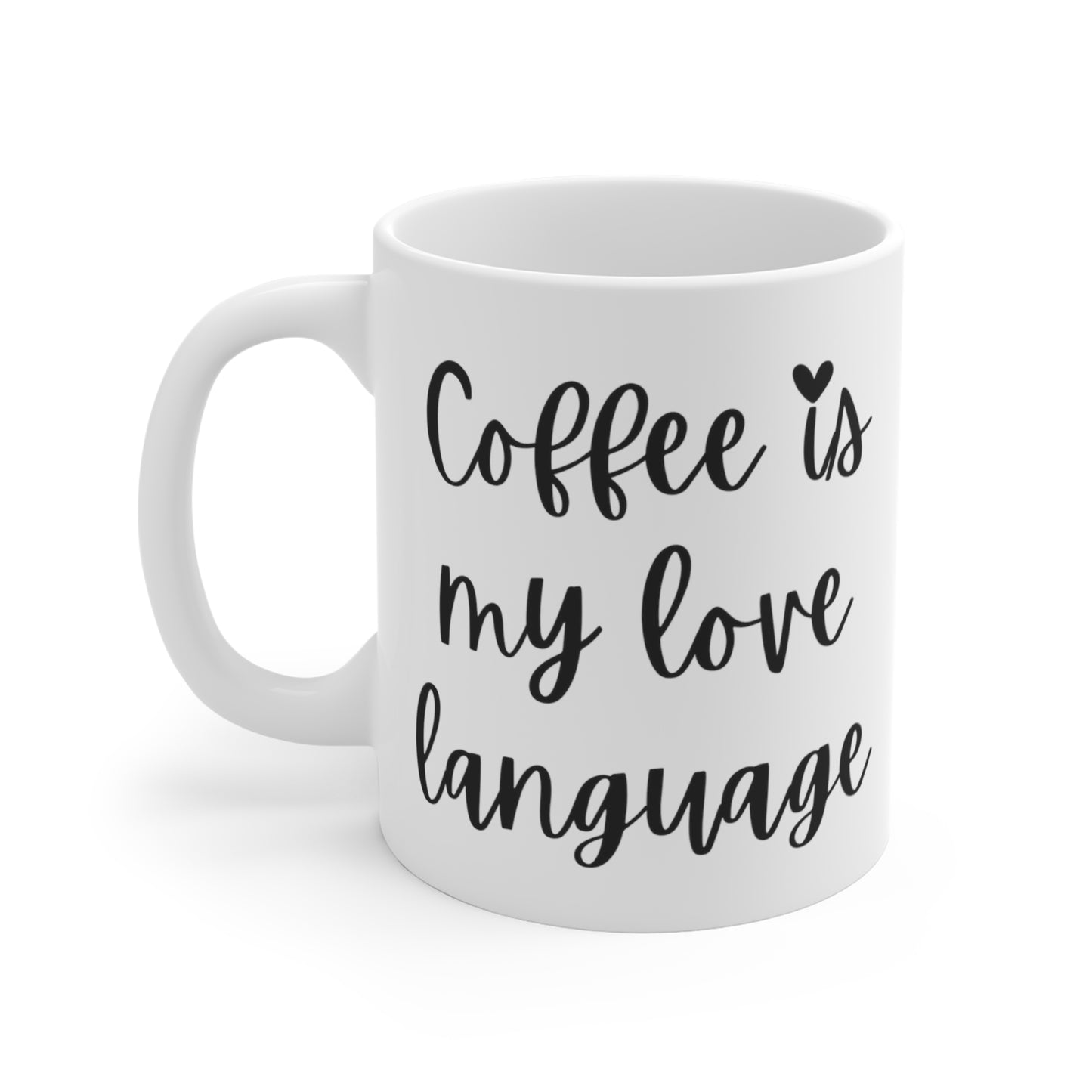 Coffee Is My Love Language Mug - Apricots Edition