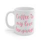 Coffee Is My Love Language Mug - Apricots Edition