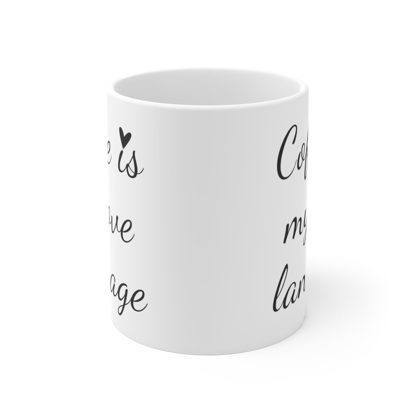 Coffee Is My Love Language Mug - Dancing Edition