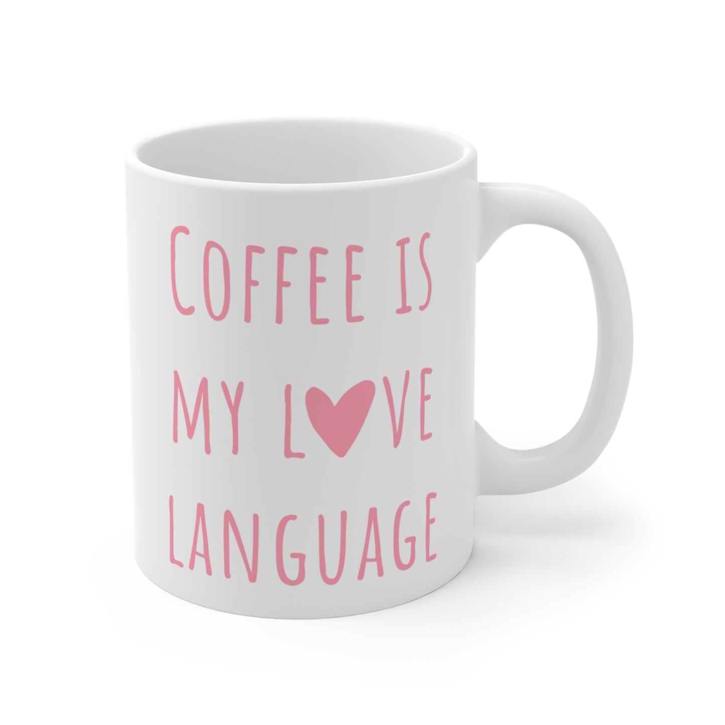 Coffee Is My Love Language Mug - Amatic Edition