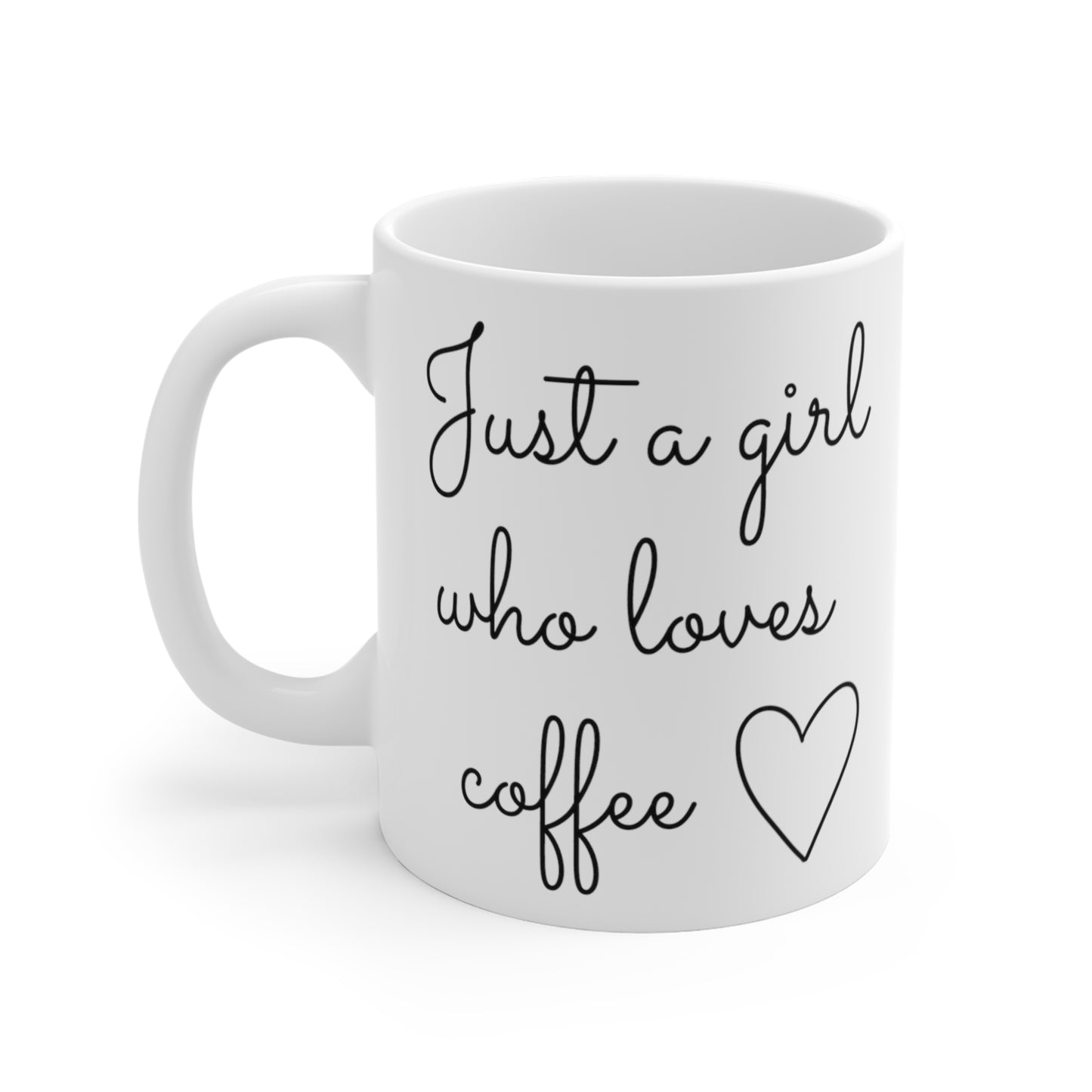 Just A Girl Who Loves Coffee Mug