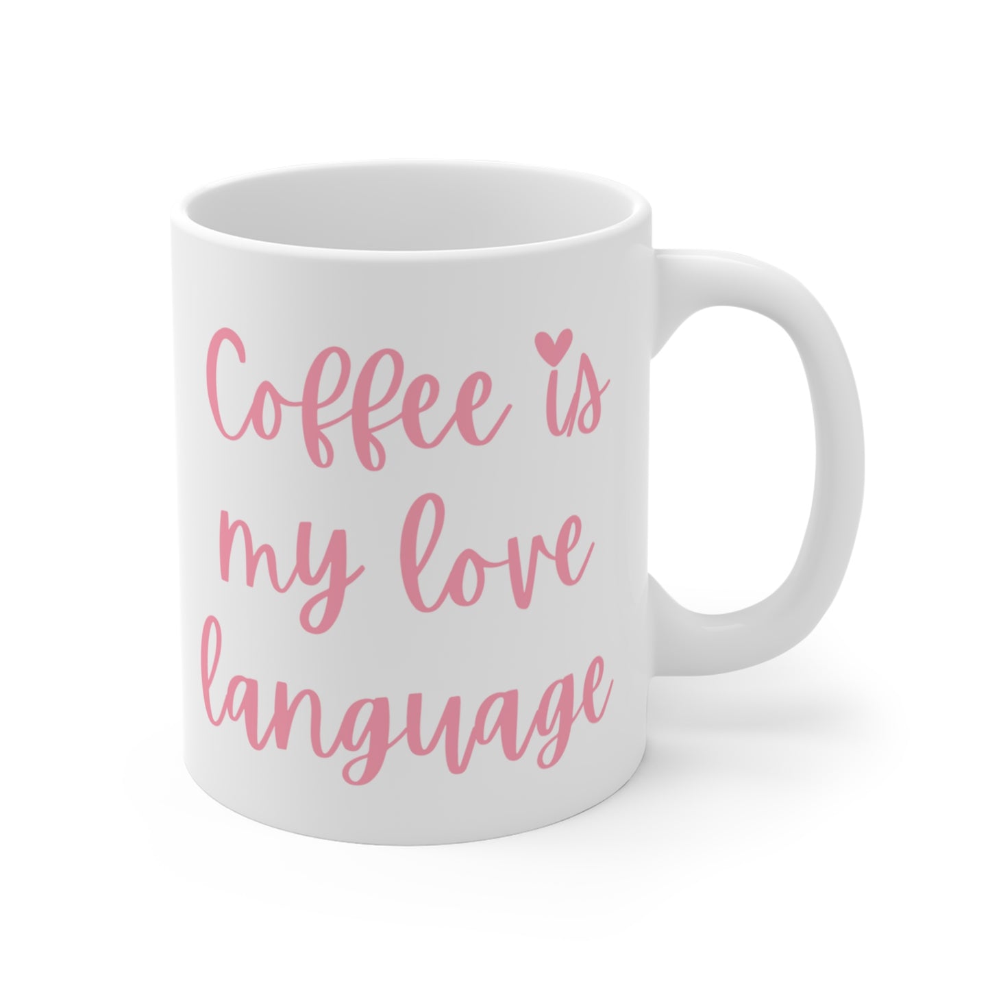 Coffee Is My Love Language Mug - Apricots Edition