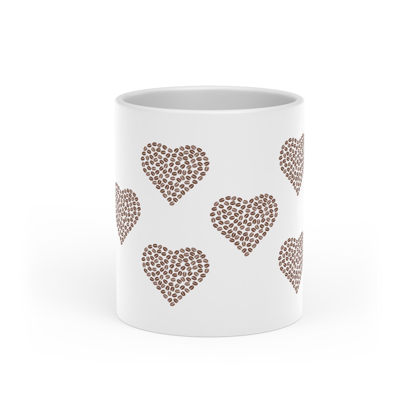 Espresso Hearts Heart-Shaped Mug