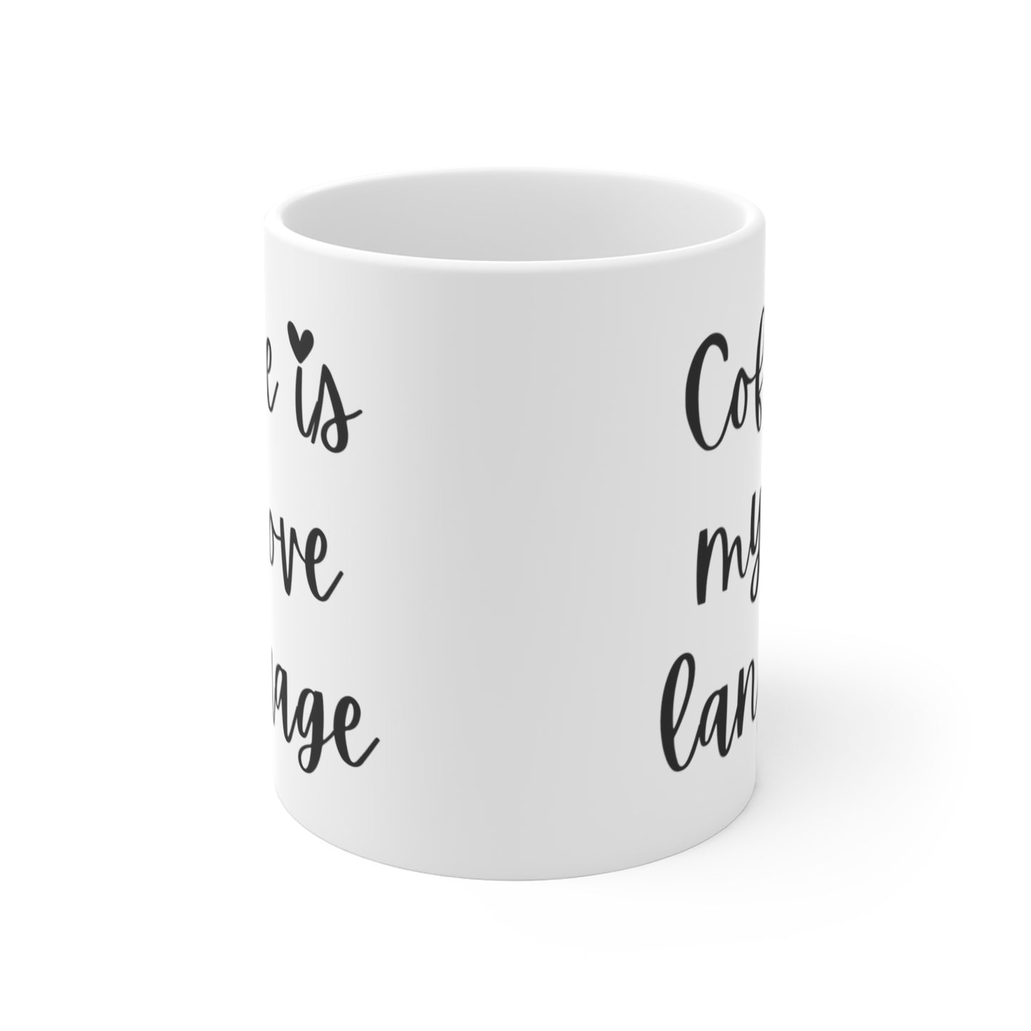 Coffee Is My Love Language Mug - Apricots Edition