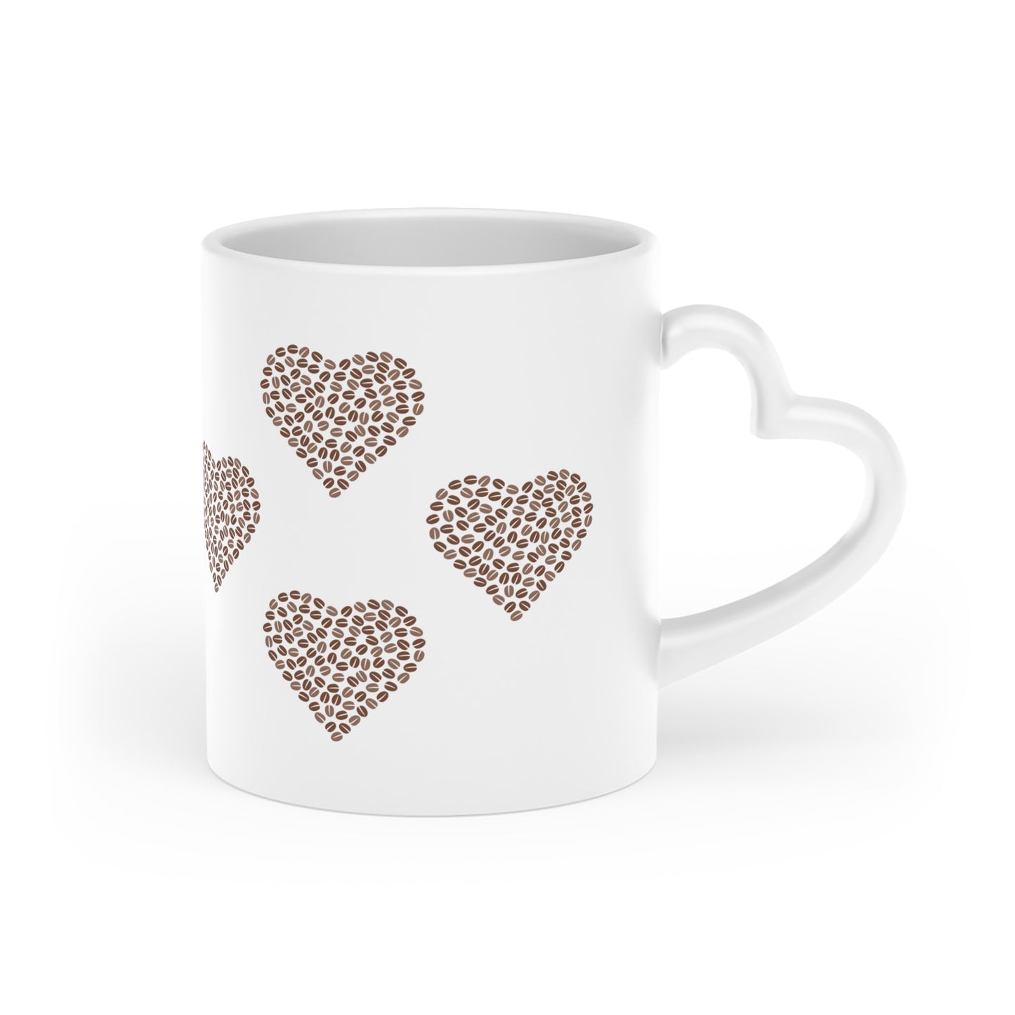 Espresso Hearts Heart-Shaped Mug