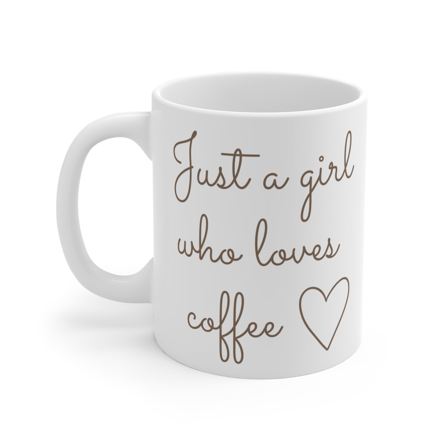 Just A Girl Who Loves Coffee Mug