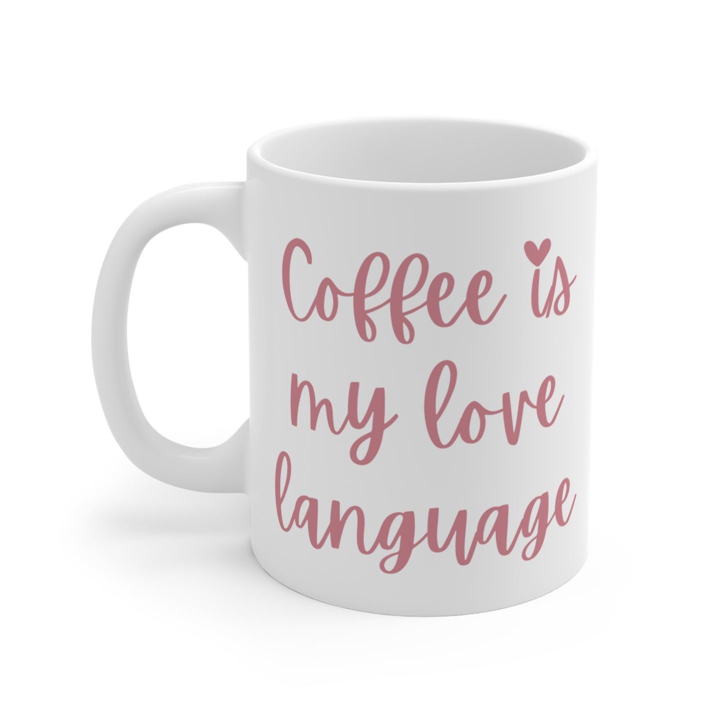 Coffee Is My Love Language Mug - Apricots Edition