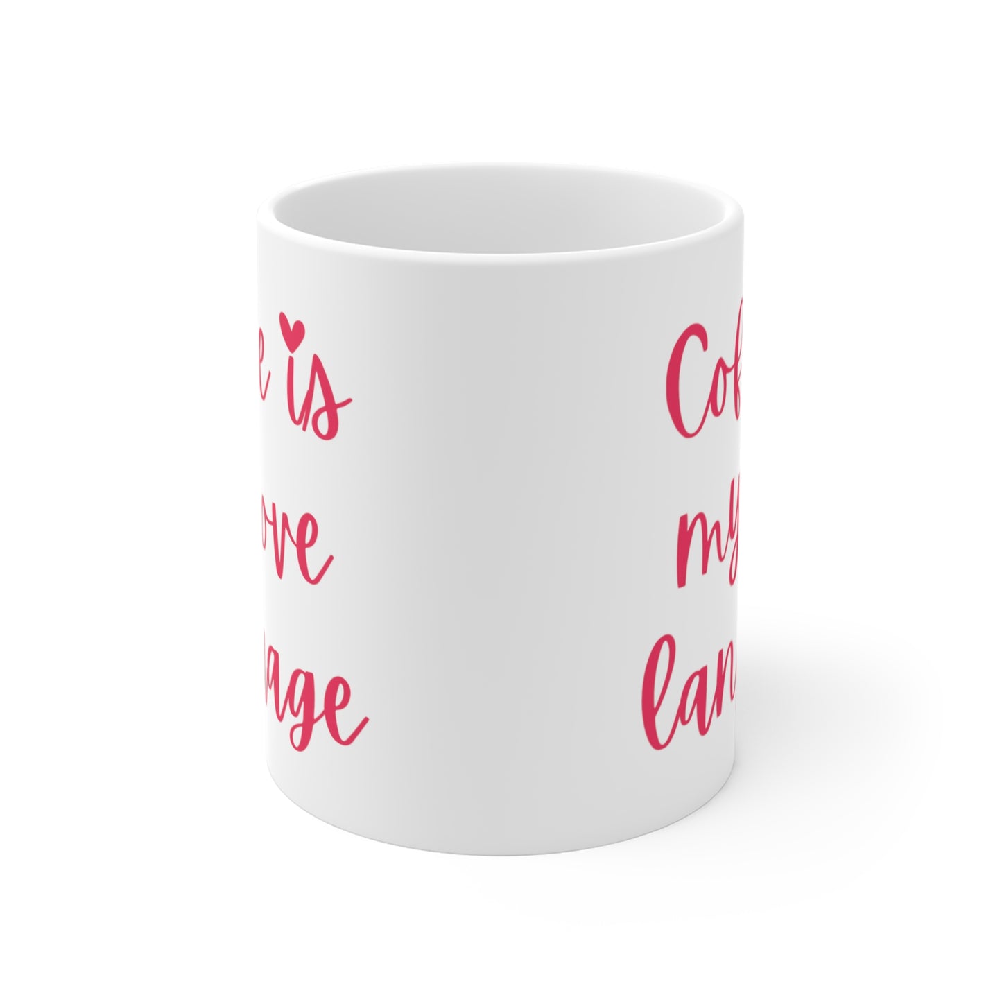 Coffee Is My Love Language Mug - Apricots Edition