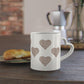 Espresso Hearts Heart-Shaped Mug