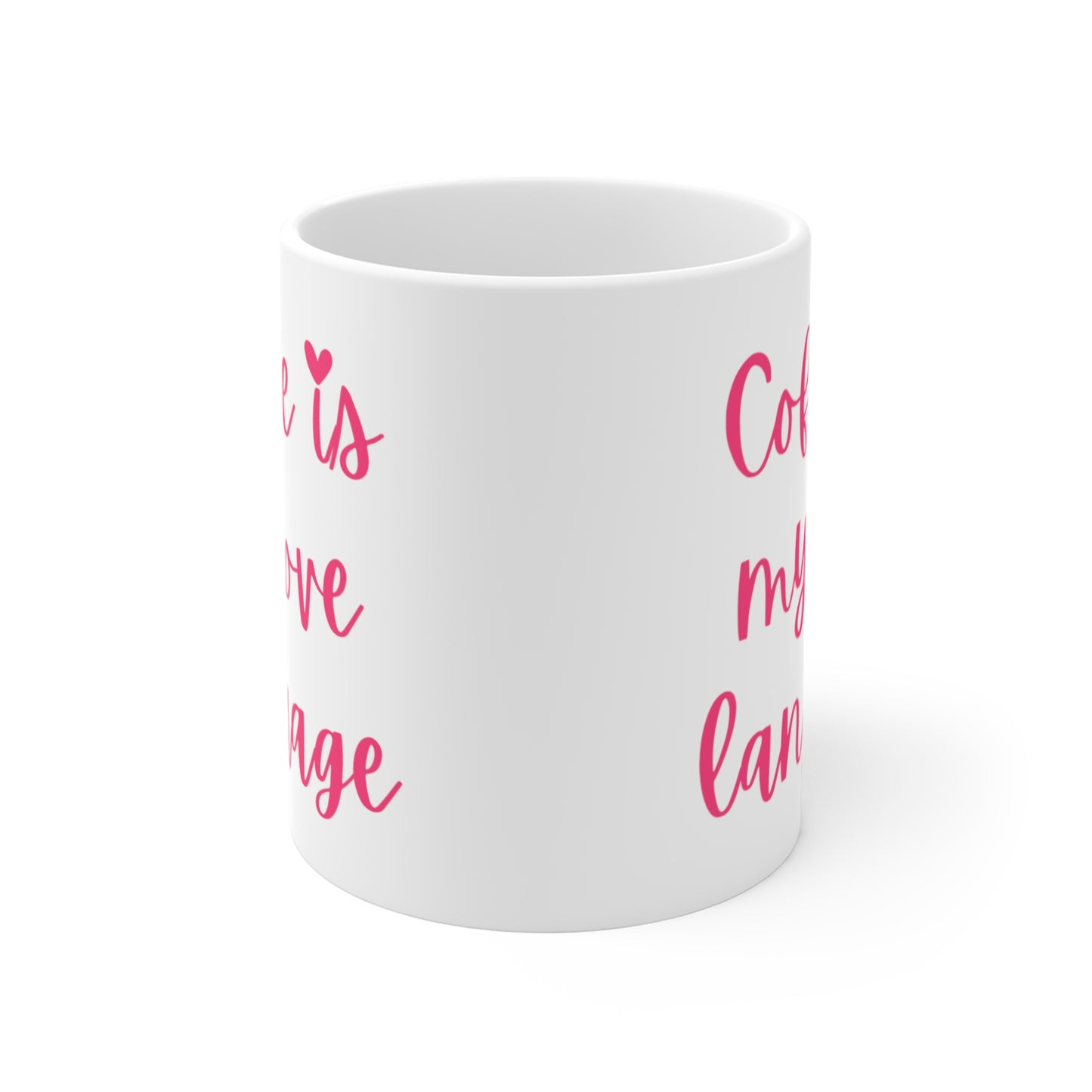 Coffee Is My Love Language Mug - Apricots Edition