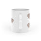 Espresso Hearts Heart-Shaped Mug