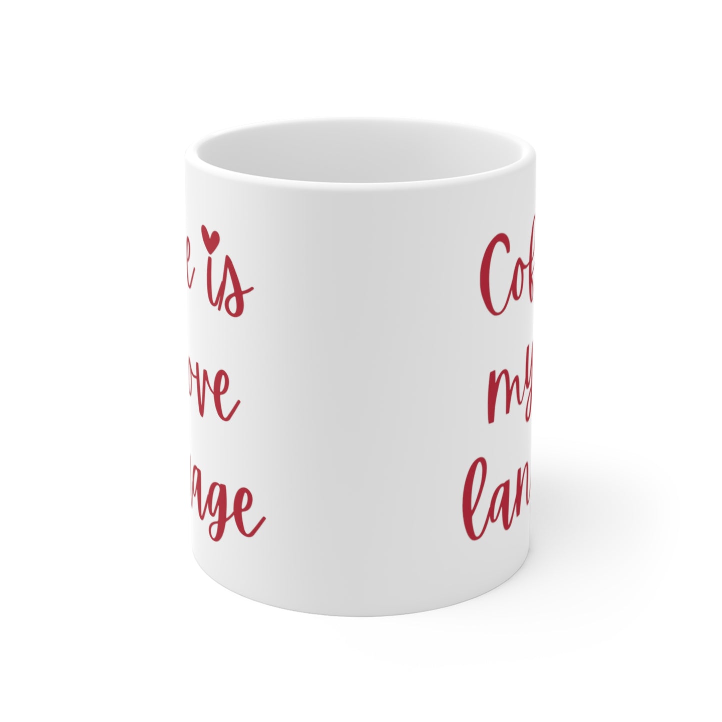 Coffee Is My Love Language Mug - Apricots Edition