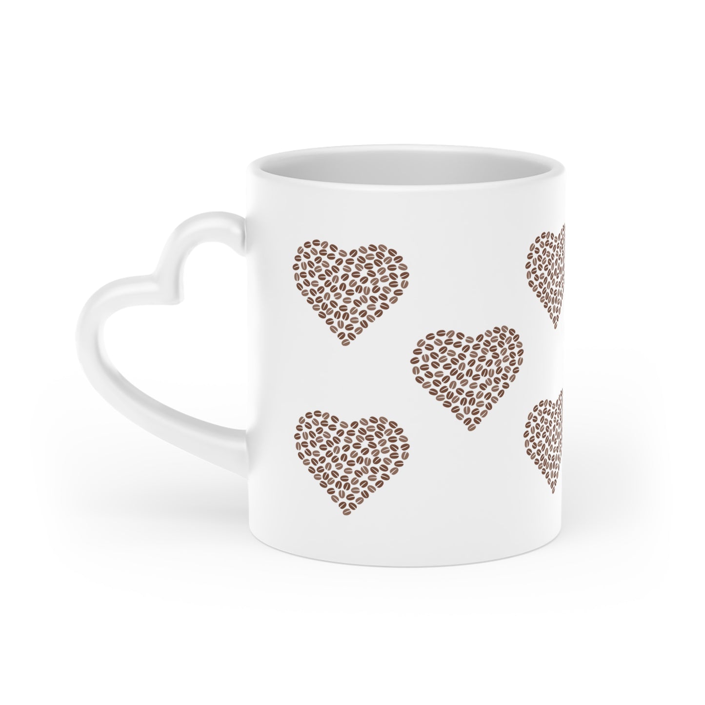 Espresso Hearts Heart-Shaped Mug