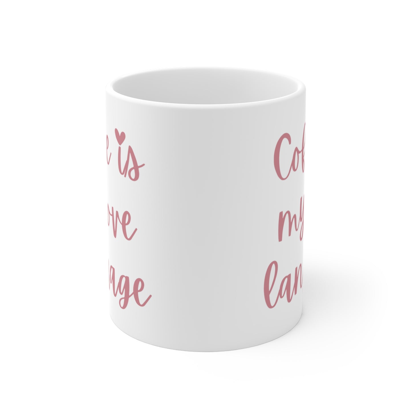 Coffee Is My Love Language Mug - Apricots Edition