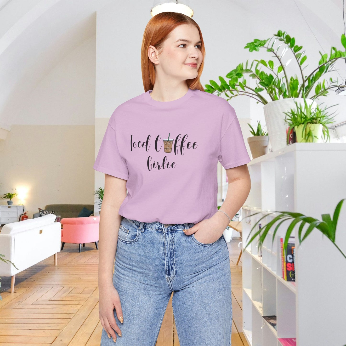 Iced Coffee Girlie Tee