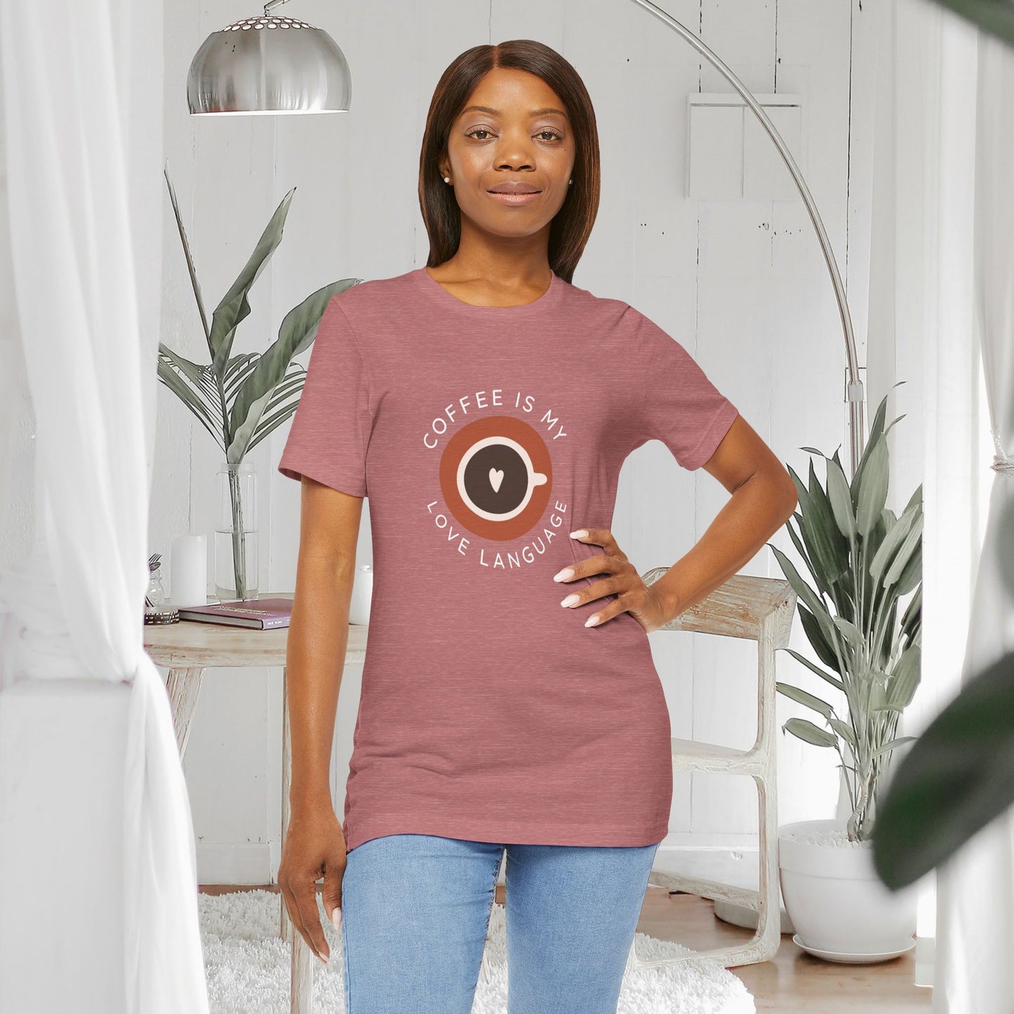 Coffee Is My Love Language Tee - Quicksand Edition