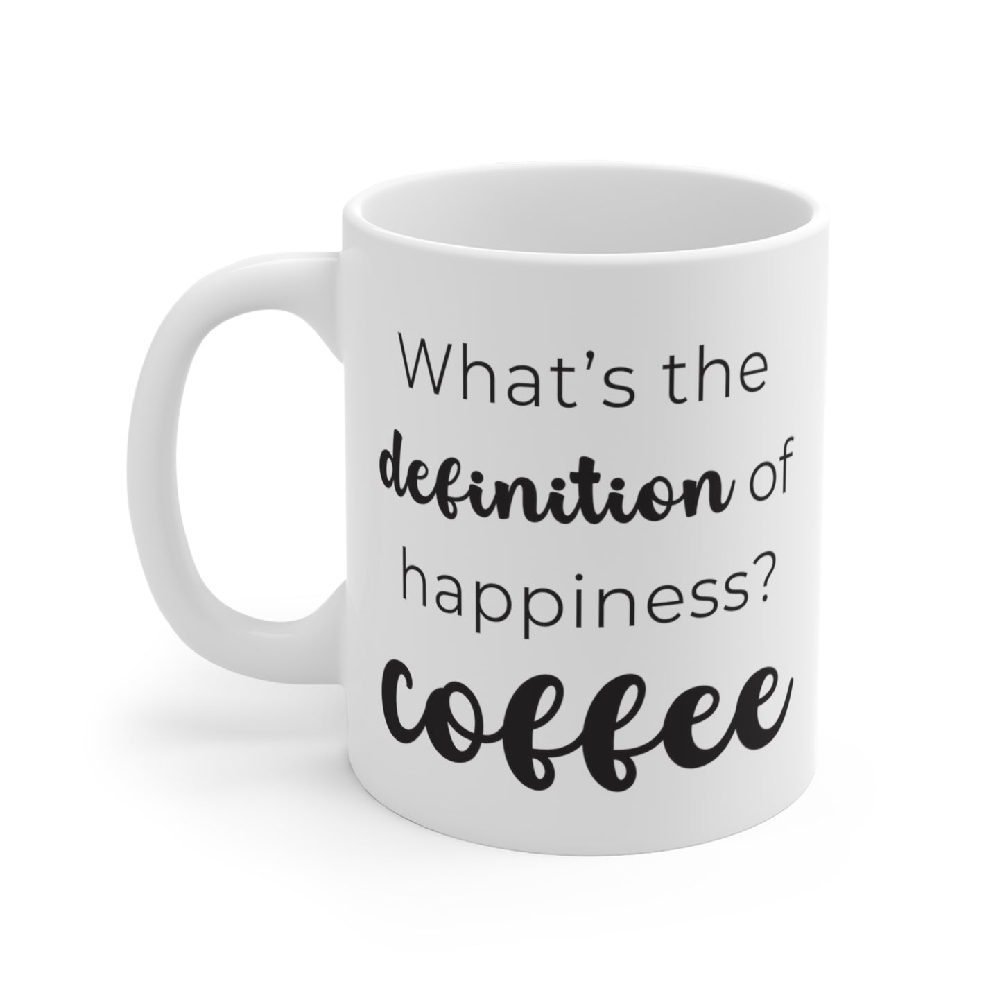 What's The Definition of Happiness? Coffee Mug