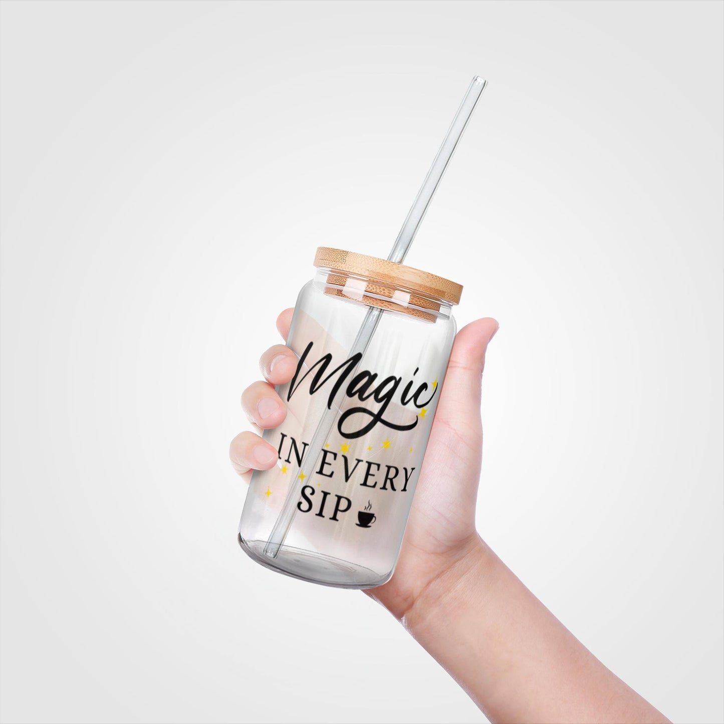 Magic In Every Sip Glass Tumbler