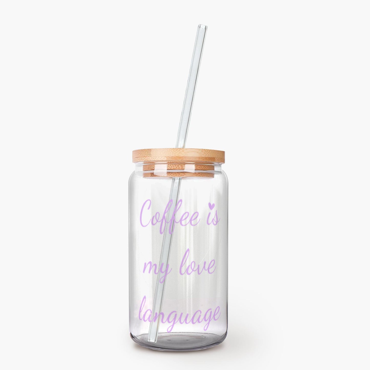 Coffee Is My Love Language Glass Tumbler