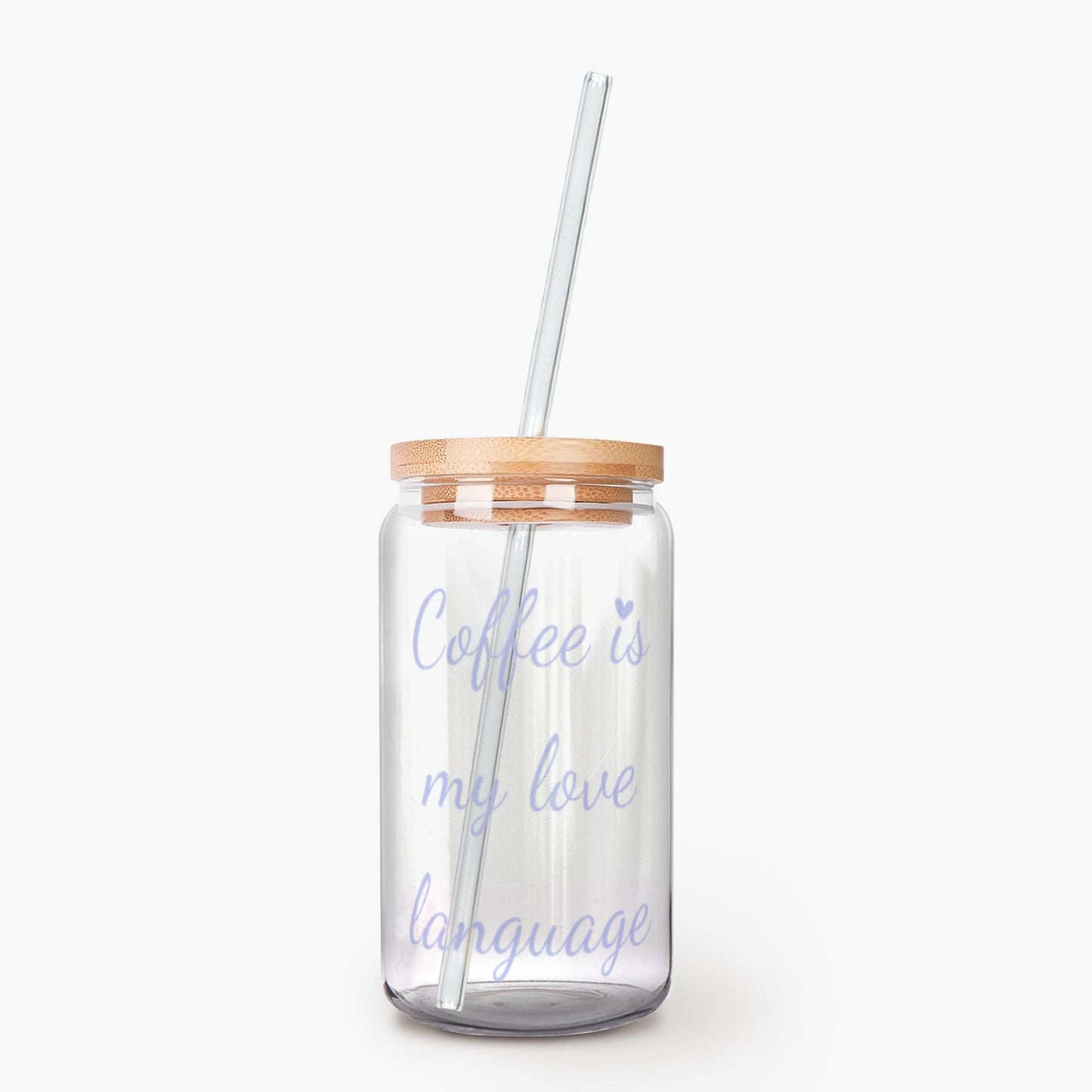 Coffee Is My Love Language Glass Tumbler