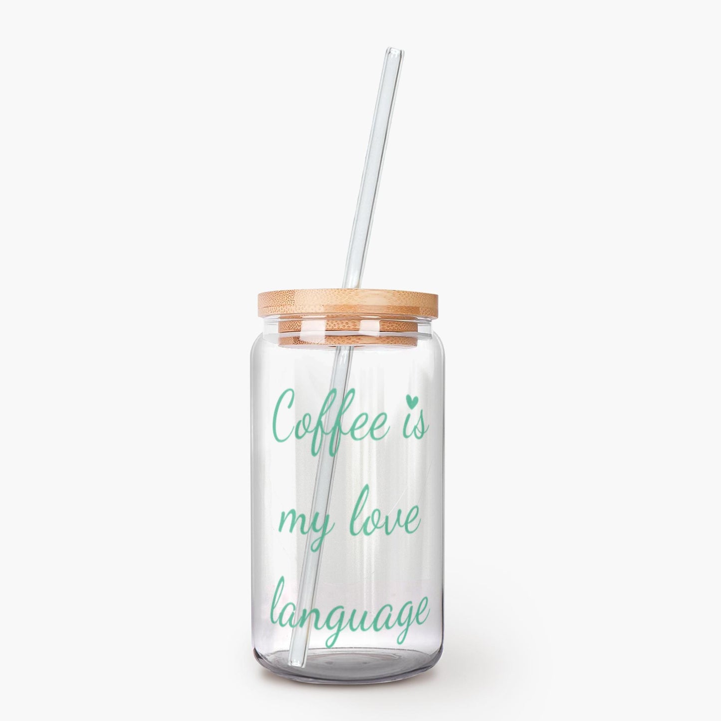 Coffee Is My Love Language Glass Tumbler