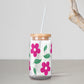 Floral Bliss Glass Tumbler