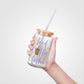 Iced Coffee Girlie Glass Tumbler