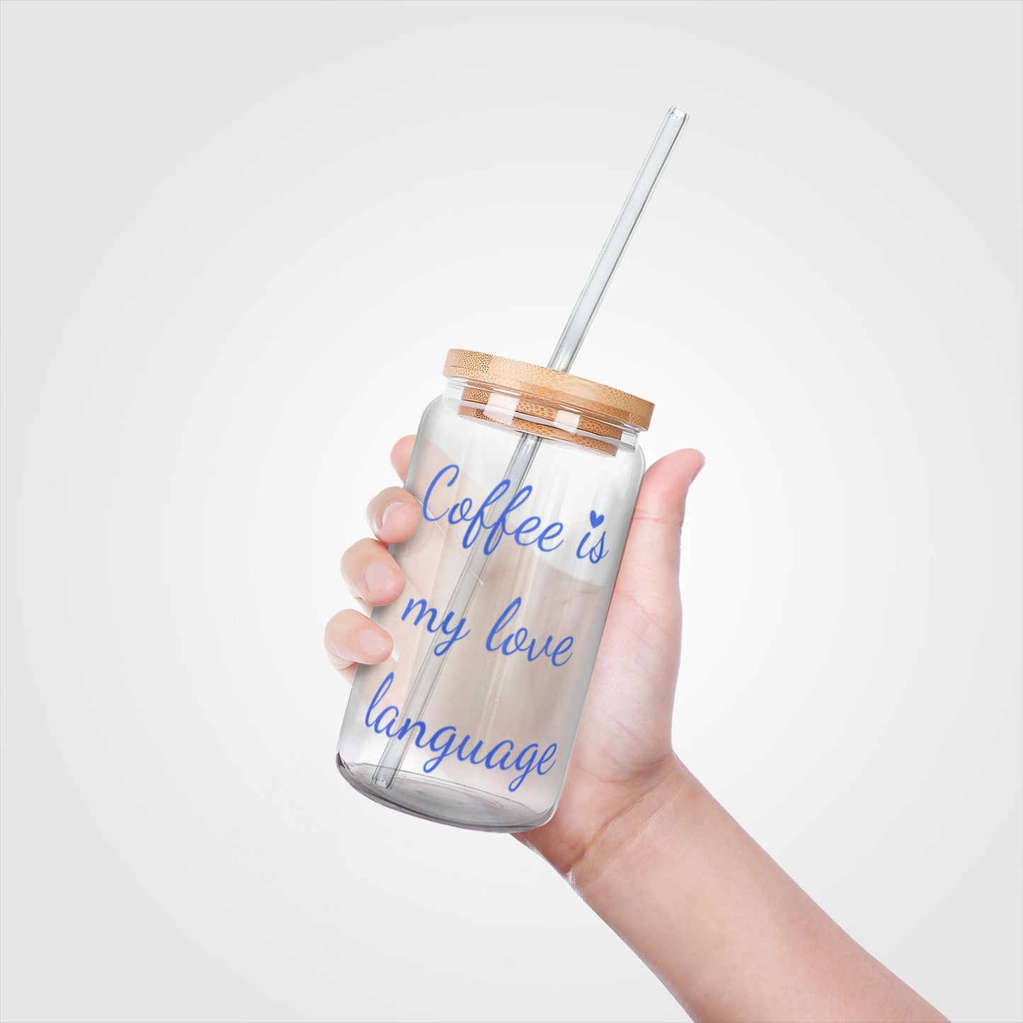 Coffee Is My Love Language Glass Tumbler