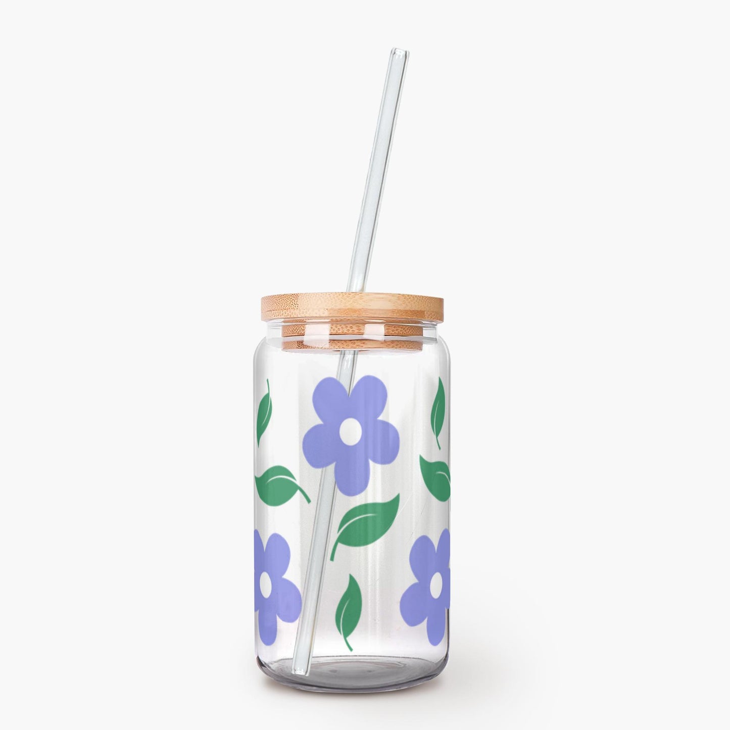 Floral Bliss Glass Tumbler