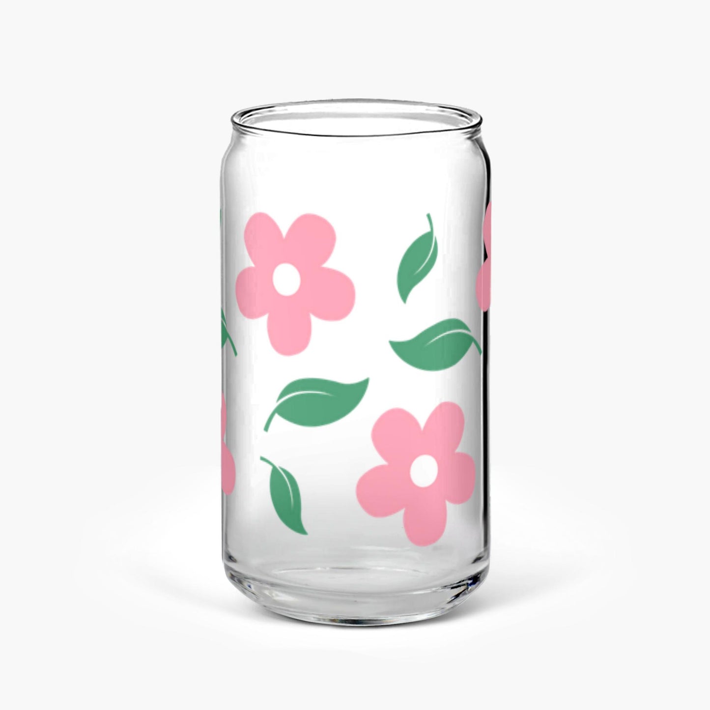 Floral Bliss Glass Tumbler