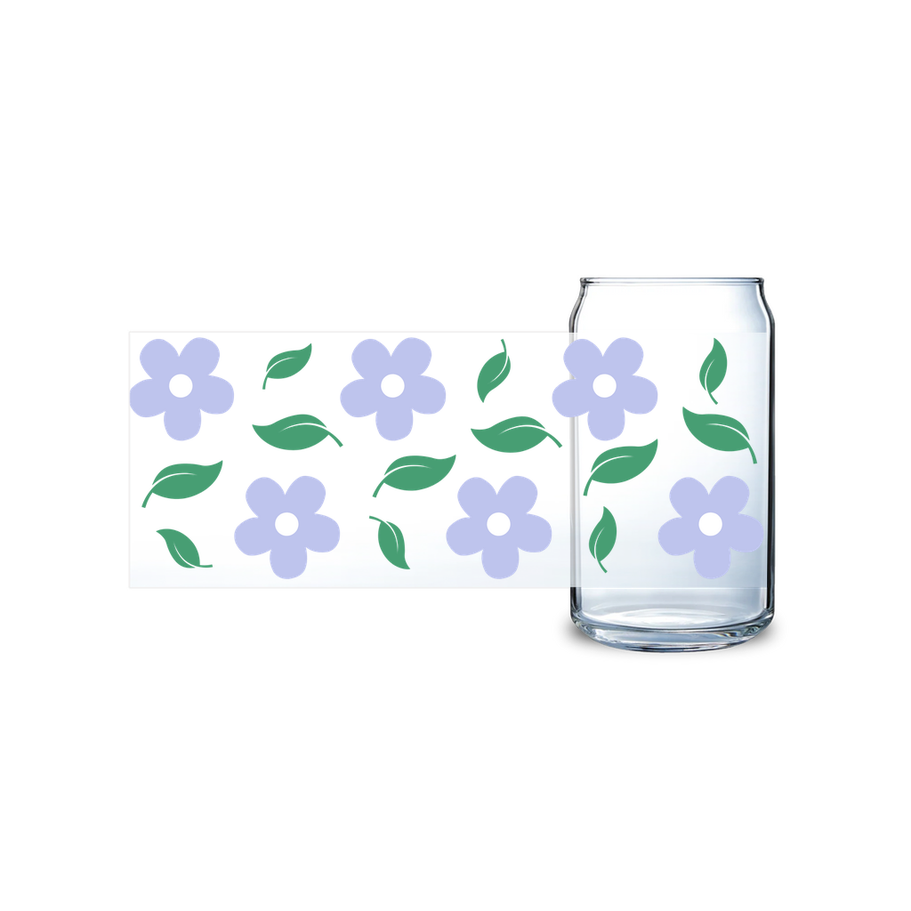 Floral Bliss Glass Tumbler