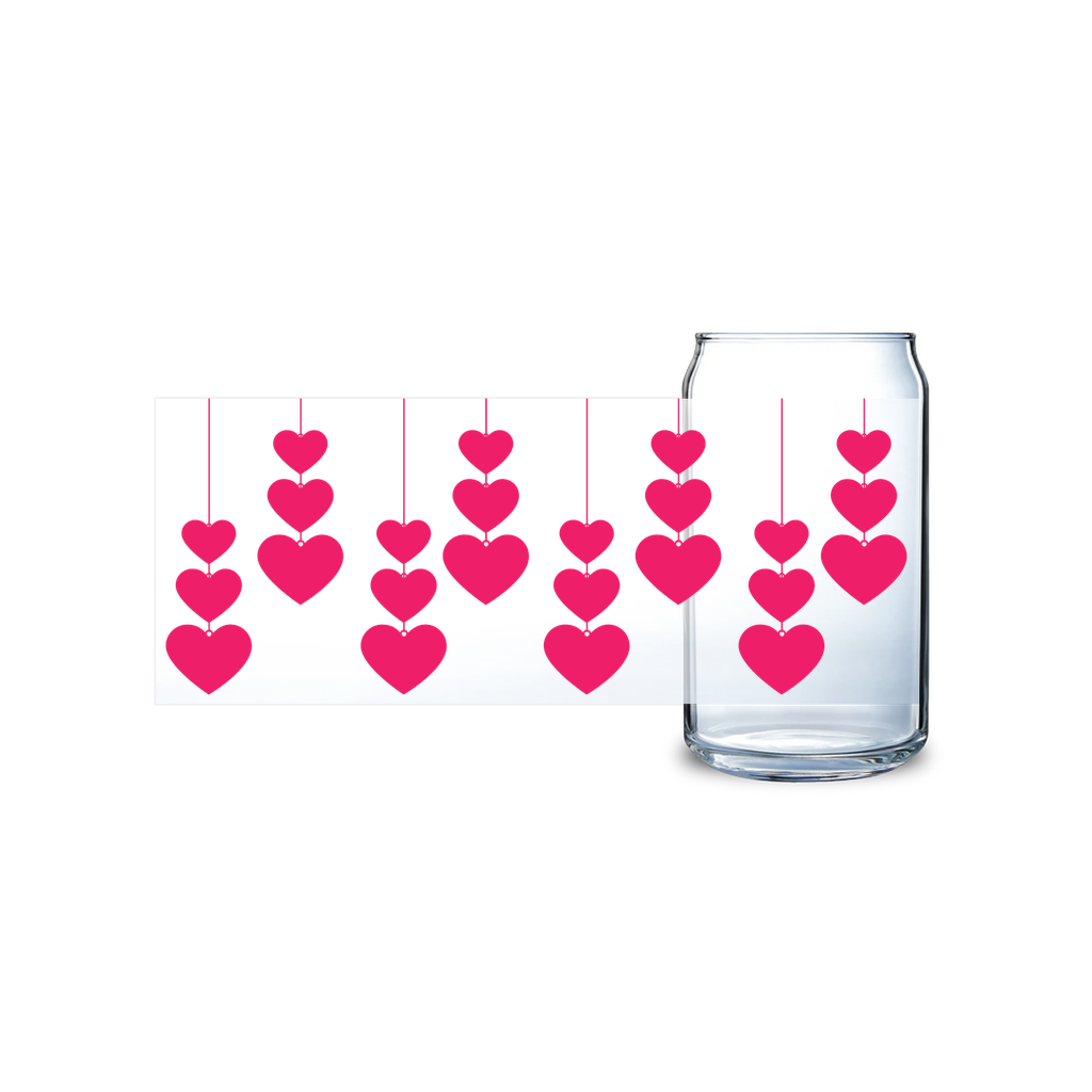 Hanging Hearts Glass Tumbler