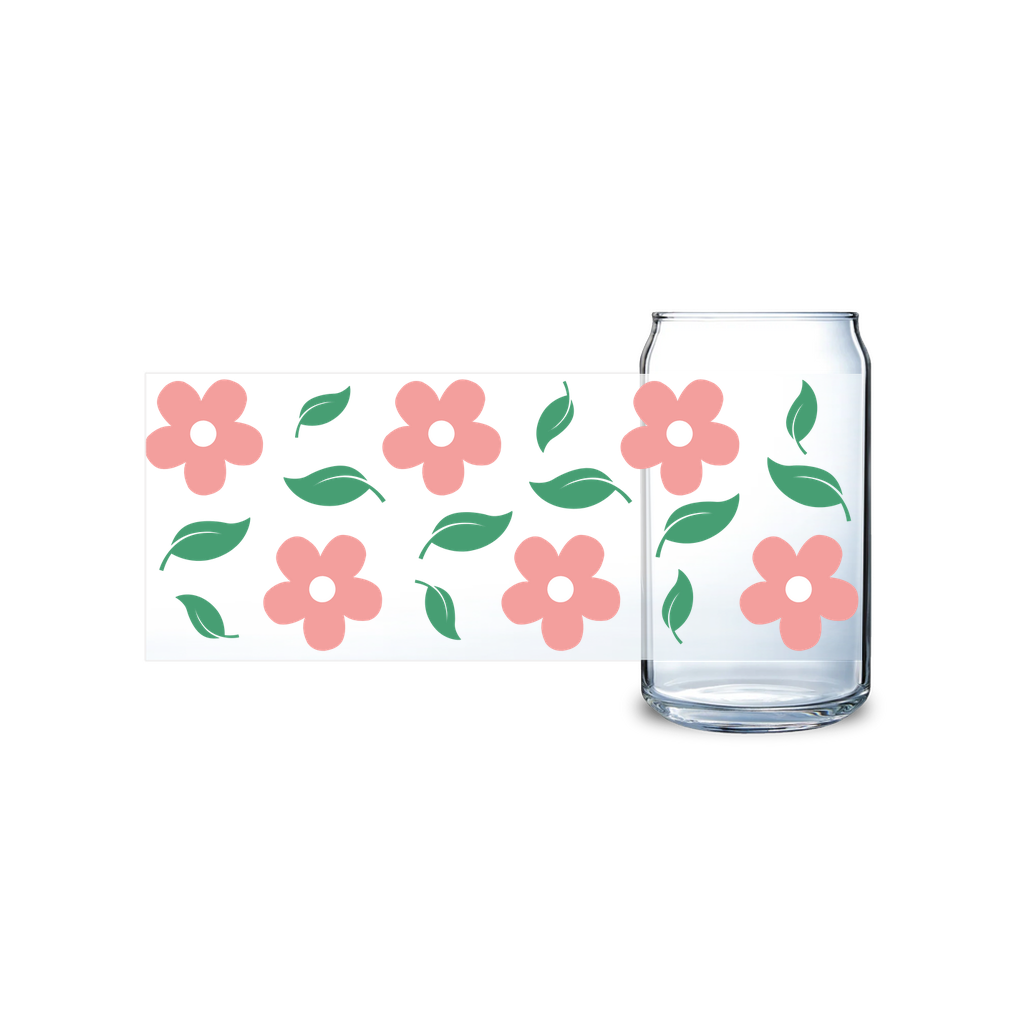 Floral Bliss Glass Tumbler