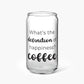 What's The Definition Of Happiness? Coffee Glass Tumbler