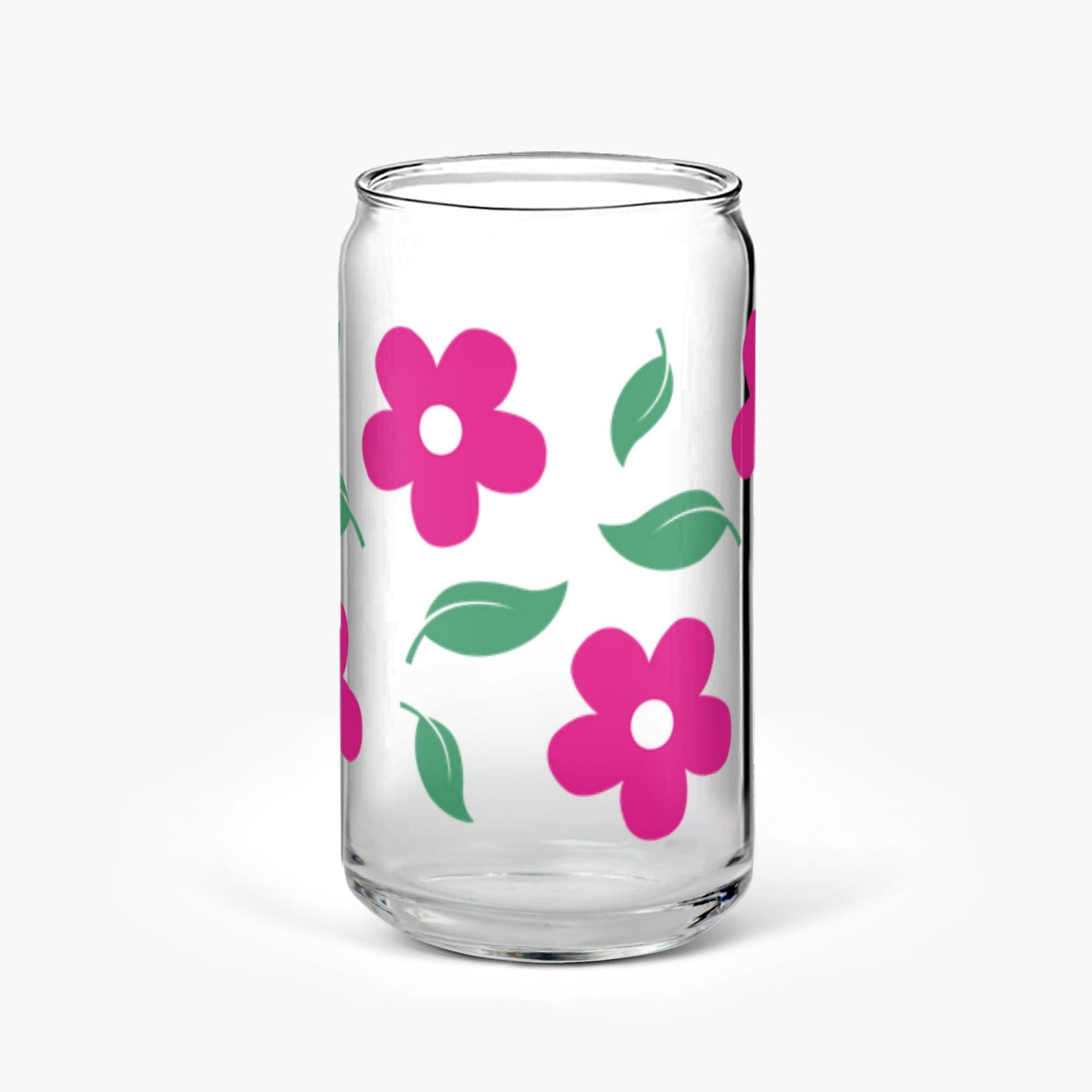 Floral Bliss Glass Tumbler