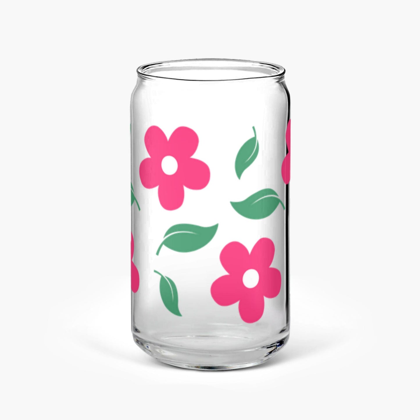 Floral Bliss Glass Tumbler