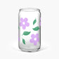 Floral Bliss Glass Tumbler