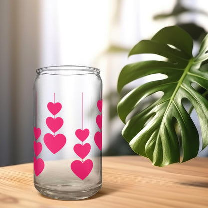 Hanging Hearts Glass Tumbler