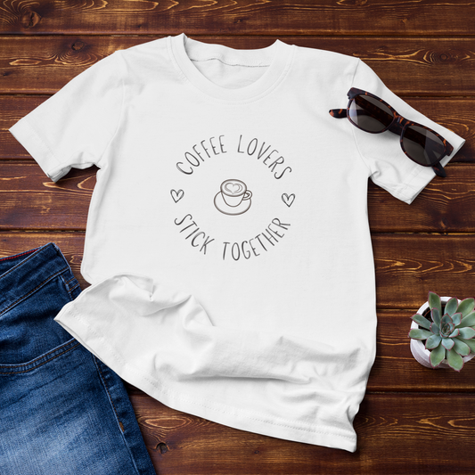 Coffee Lovers Stick Together Tee