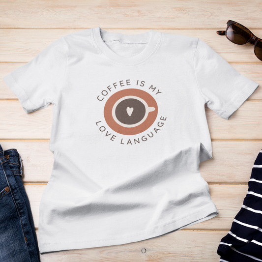 Coffee Is My Love Language Tee - Quicksand Edition