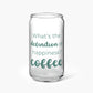 What's The Definition Of Happiness? Coffee Glass Tumbler